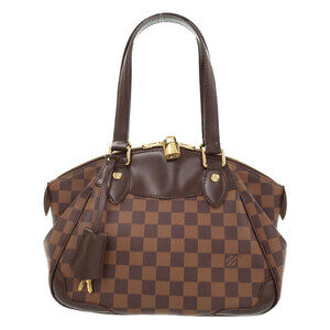 Louis Vuitton Damier Ebene Brown Verona Semi Shoulder Bag